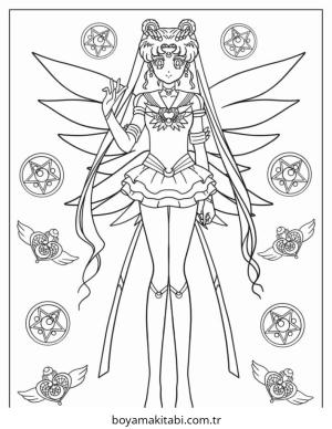 Ay boyama sayfası – çocuk aktivitesi, PDF indir