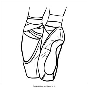 Ayakkabı boyama sayfası – evde etkinlik, ücretsiz yazdır