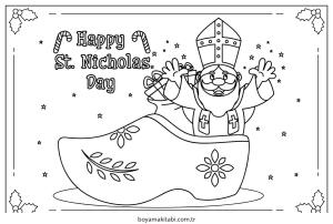 Ayakkabı boyama sayfası – keyifli zaman, renkli çizimler