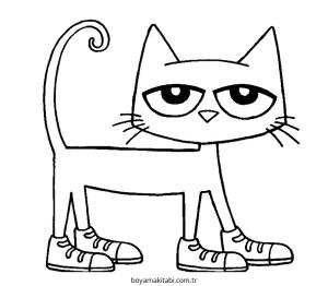 Ayakkabı boyama sayfası – okul öncesi, evde etkinlik