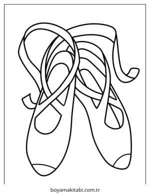 Ayakkabı boyama sayfası – eğlenceli etkinlik, el becerilerini geliştirir