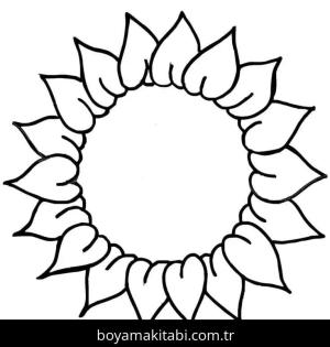 Ayçiçeği boyama sayfası 50322,  coloring page, 