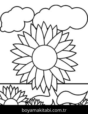 Ayçiçeği boyama sayfası 50332,  coloring page, 