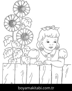 Ayçiçeği boyama sayfası 50329,  coloring page, 