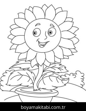 Ayçiçeği boyama sayfası 50326,  coloring page, 