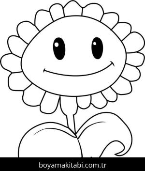 Ayçiçeği boyama sayfası – eğlenceli etkinlik, el becerilerini geliştirir