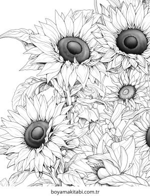Ayçiçeği Boyama