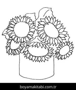 Ayçiçeği Boyama