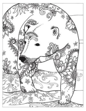 Ayı boyama sayfası, Bear coloring page, , 