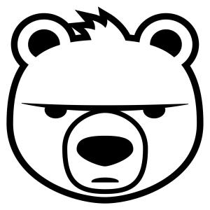 Ayı boyama sayfası, Bear coloring page, , Bears Bear Emoji