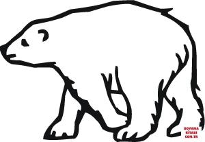 Ayı boyama sayfası, Bear coloring page, , Bears Polar Bear