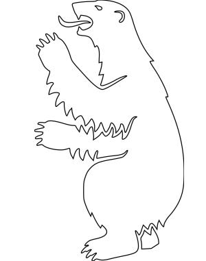 Ayı boyama sayfası, Bear coloring page, , Bears Polar Bear