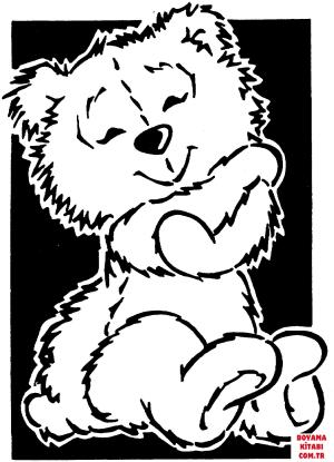 Ayı boyama sayfası, Bear coloring page, , Bears Cute Bear
