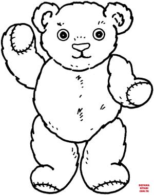 Ayı boyama sayfası, Bear coloring page, , Bears Bear Doll