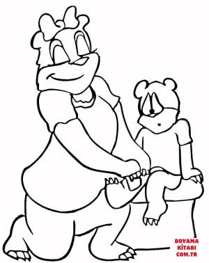 Ayı boyama sayfası, Bear coloring page, , Bears Care Bear