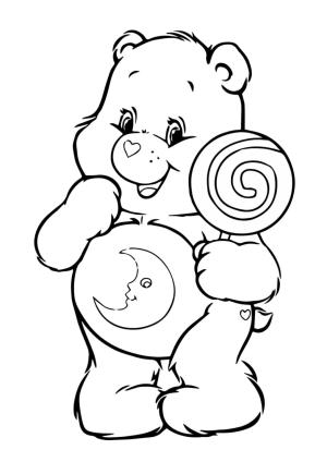 Ayı boyama sayfası, Bear coloring page, Sevimli ayı ücretsiz Çizmek, 