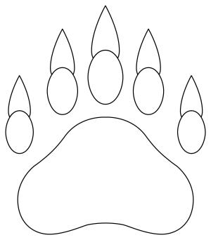 Ayı boyama sayfası, Bear coloring page, , Bears Bear Claws