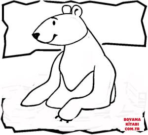 Ayı boyama sayfası, Bear coloring page, , Bears Bear From North Pole