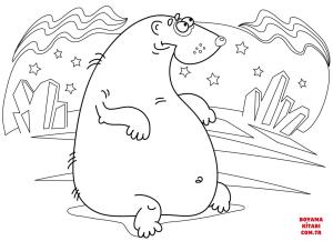 Ayı boyama sayfası, Bear coloring page, , Bears Polar Bear