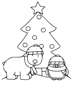 Ayı boyama sayfası, Bear coloring page, , 