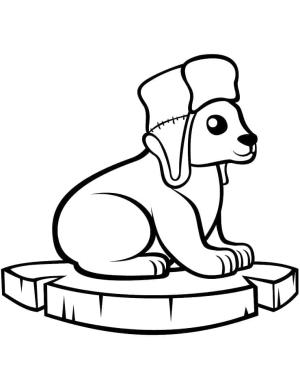 Ayı boyama sayfası, Bear coloring page, , 