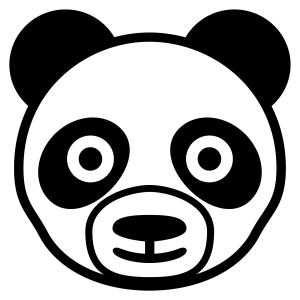 Ayı boyama sayfası, Bear coloring page, , Bears Panda Emoji