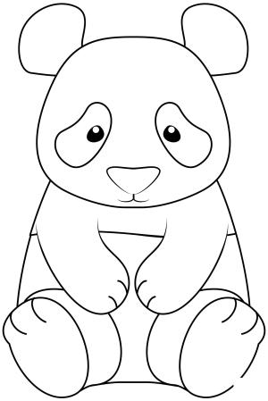 Ayı boyama sayfası, Bear coloring page, , Bears Panda