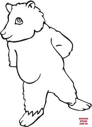 Ayı boyama sayfası, Bear coloring page, , Bears Cartoon Brown Bear