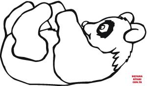 Ayı boyama sayfası, Bear coloring page, , Bears Panda