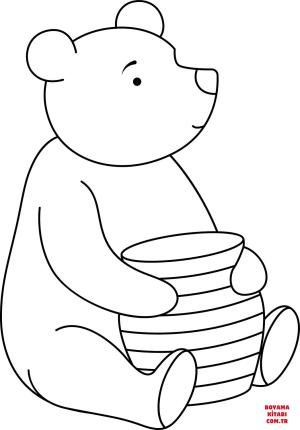 Ayı boyama sayfası, Bear coloring page, , Bears Winnie