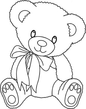 Ayıcık boyama sayfası,  coloring page, Oyuncak Ayı, 