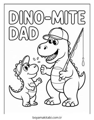 Babalar Günü boyama sayfası – eğitici aktivite, yaratıcılık
