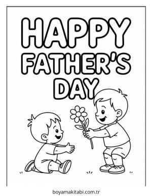 Babalar Günü Boyama