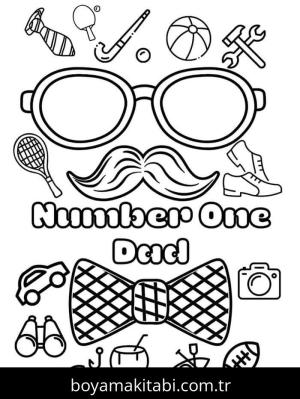 Babalar Günü boyama sayfası 50475,  coloring page, 