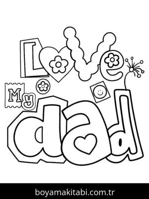 Babalar Günü boyama sayfası 50458,  coloring page, 