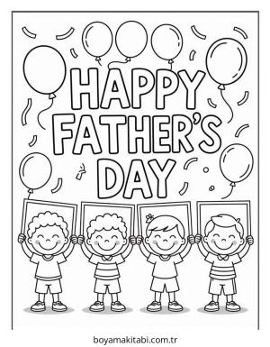 Babalar Günü Boyama