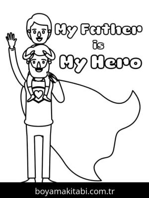 Babalar Günü boyama sayfası 50457,  coloring page, 