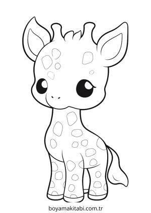 Baby Animals boyama sayfası – çocuklar için, çizgi film temalı