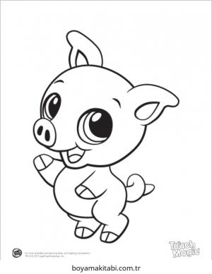 Baby Animals boyama sayfası – basit çizim, kolay boyama