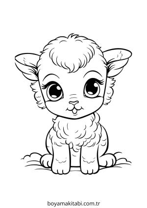 Baby Animals boyama sayfası – çocuk aktivitesi, PDF indir
