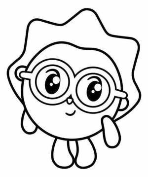 BabyRiki boyama sayfası,  coloring page, Yazdırılabilir BabyRiki Resim, 