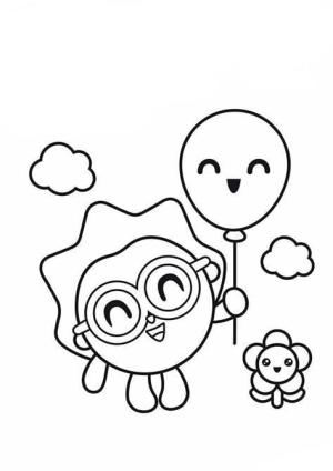 BabyRiki boyama sayfası,  coloring page, Ücretsiz BabyRiki Çizgi Film, 