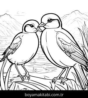 Bahar boyama sayfası,  coloring page, , 