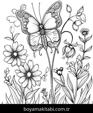 Bahar boyama sayfası,  coloring page, , 