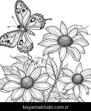 Bahar boyama sayfası,  coloring page, , 