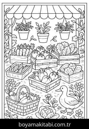 Bahar boyama sayfası,  coloring page, , 