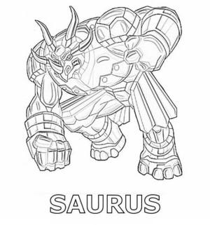 Bakugan boyama sayfası,  coloring page, Kızgın Saurus, 