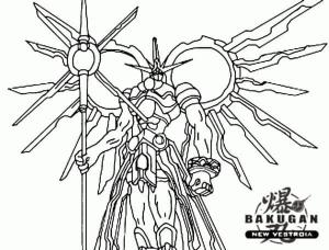 Bakugan boyama sayfası,  coloring page, Nemus, 