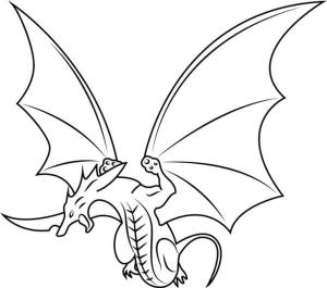 Bakugan boyama sayfası,  coloring page, Uçan Helix Dragonoid, 