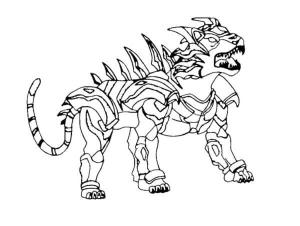 Bakugan boyama sayfası,  coloring page, Aceleci bir karar yenilgiye yol açar, 